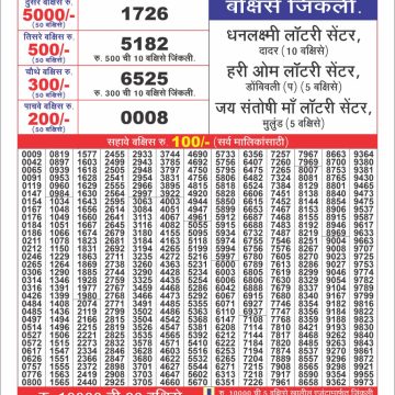 Maharashtra Sahyadri Weekly Lottery Draw 5:15 pm Result 25 March 2023 –  Balaji Marketing Nagpur Lottery Result