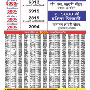Vikrant Lottery Center - Maharashtra Sahyadri lottery draw frontside photo  25 lakhs 50rs only 15/10/2019 https://wa.me/918055204926 | Facebook